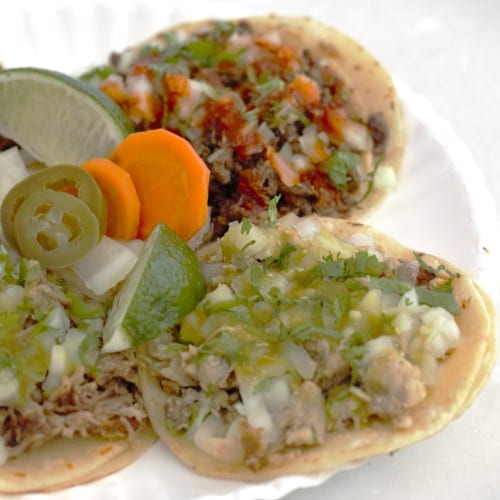 Mexican Sausage Taco.