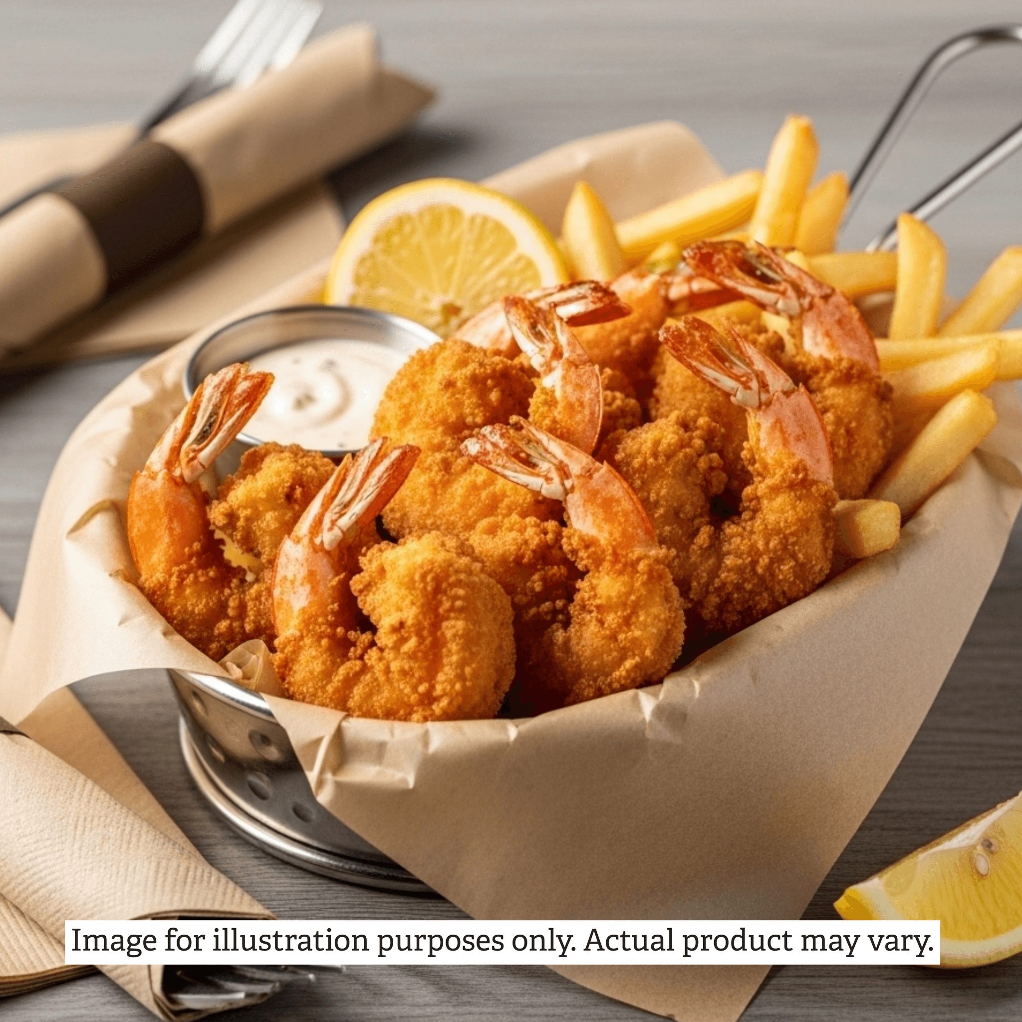 Fried Shrimp Basket.