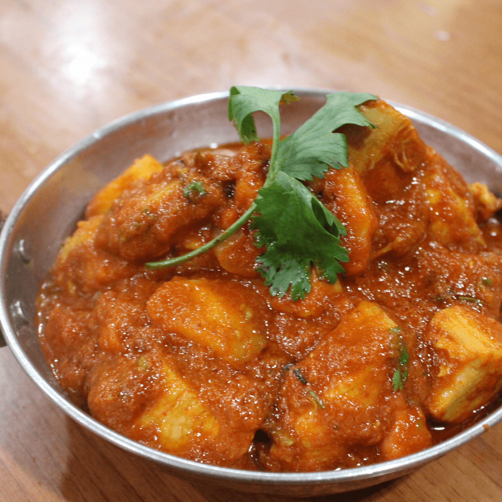 Vegan Aloo Chettinad.