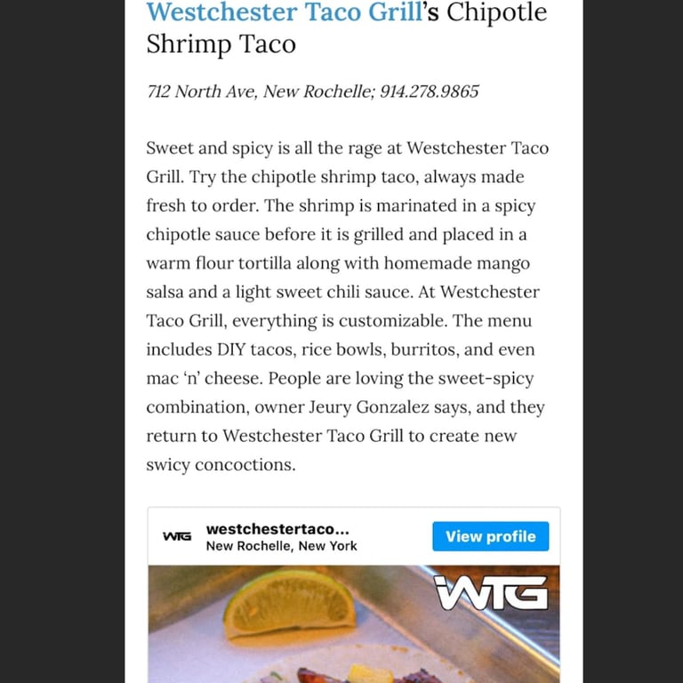 MUST TRY (Sweet and Spicy) Dishes in Westchester