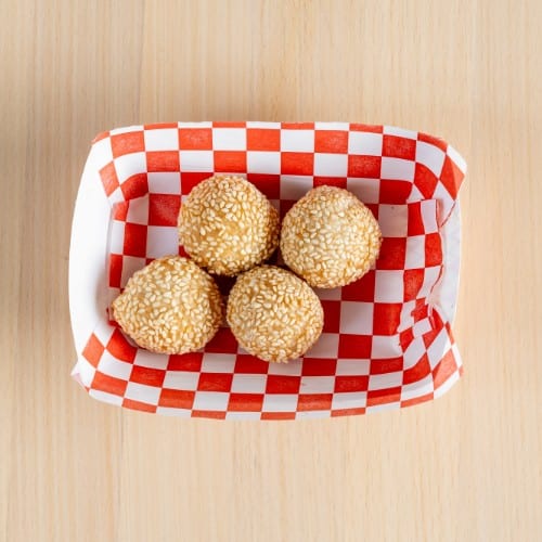 Red Bean Sesame Balls.