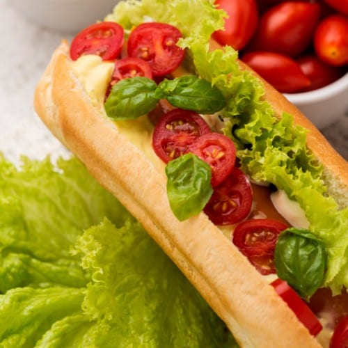 Italian Hotdog Sub.
