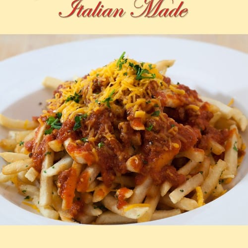 Italian Chili Fries.