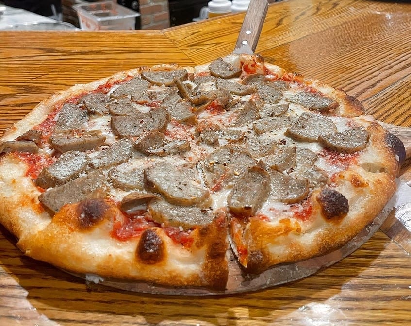 Meatball Pizza.