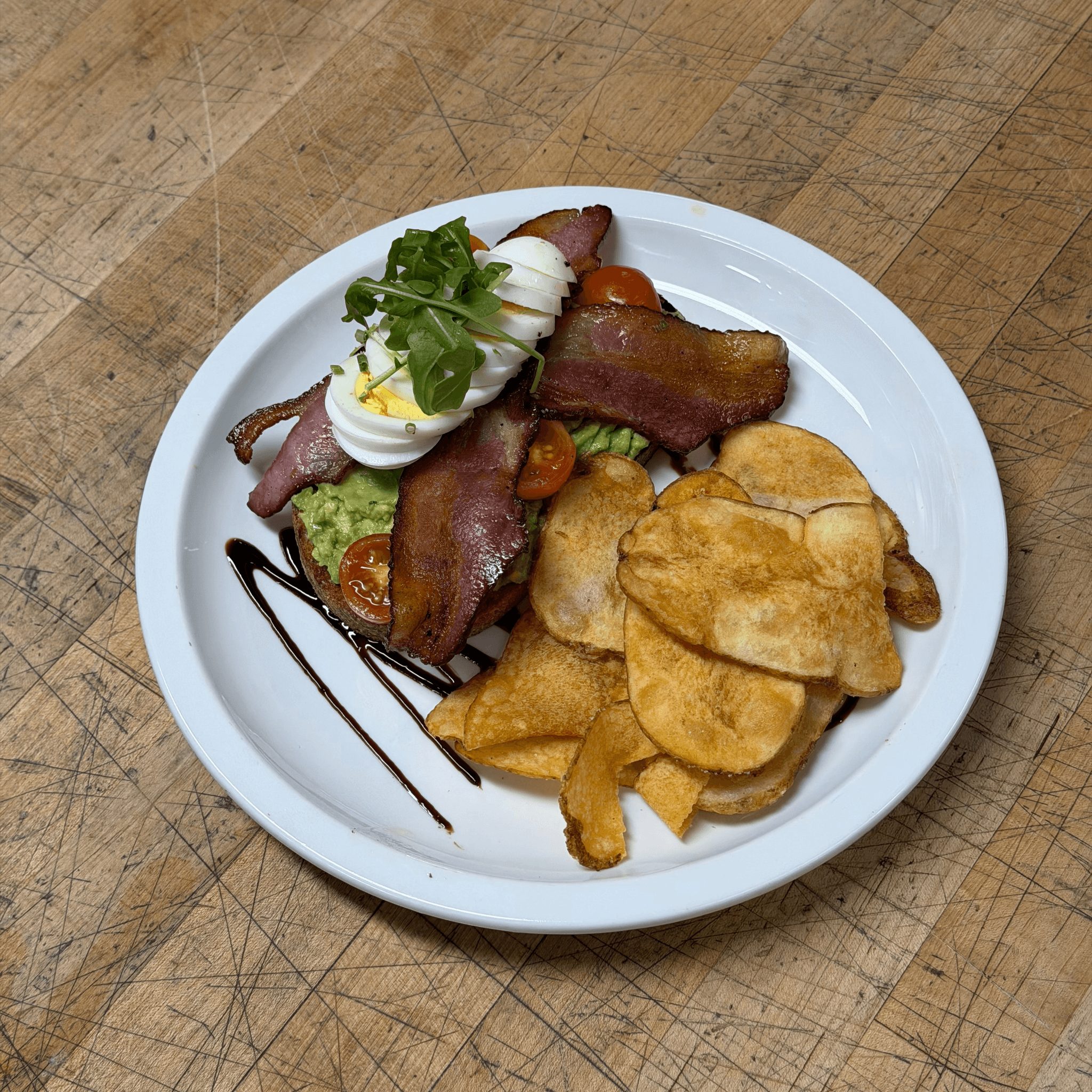 Bacon Avocado Toast.