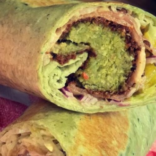 24 – Falafel Veggie Wrap.