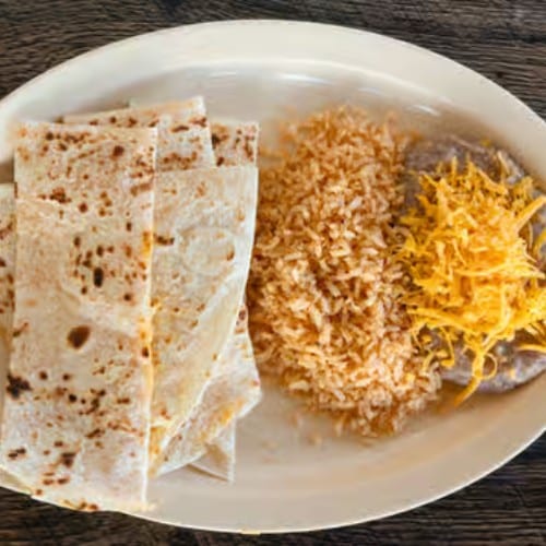 Cheese Quesadilla.