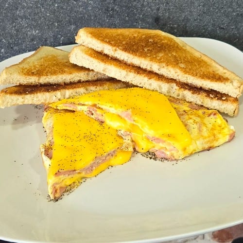 Ham and Cheese Omelet.