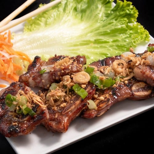 A5. Char-Grilled Marinated Beef Short Ribs.