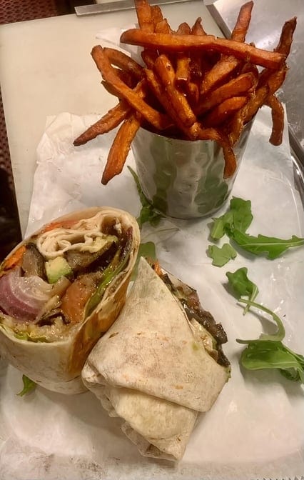 Vegetarian Wrap.