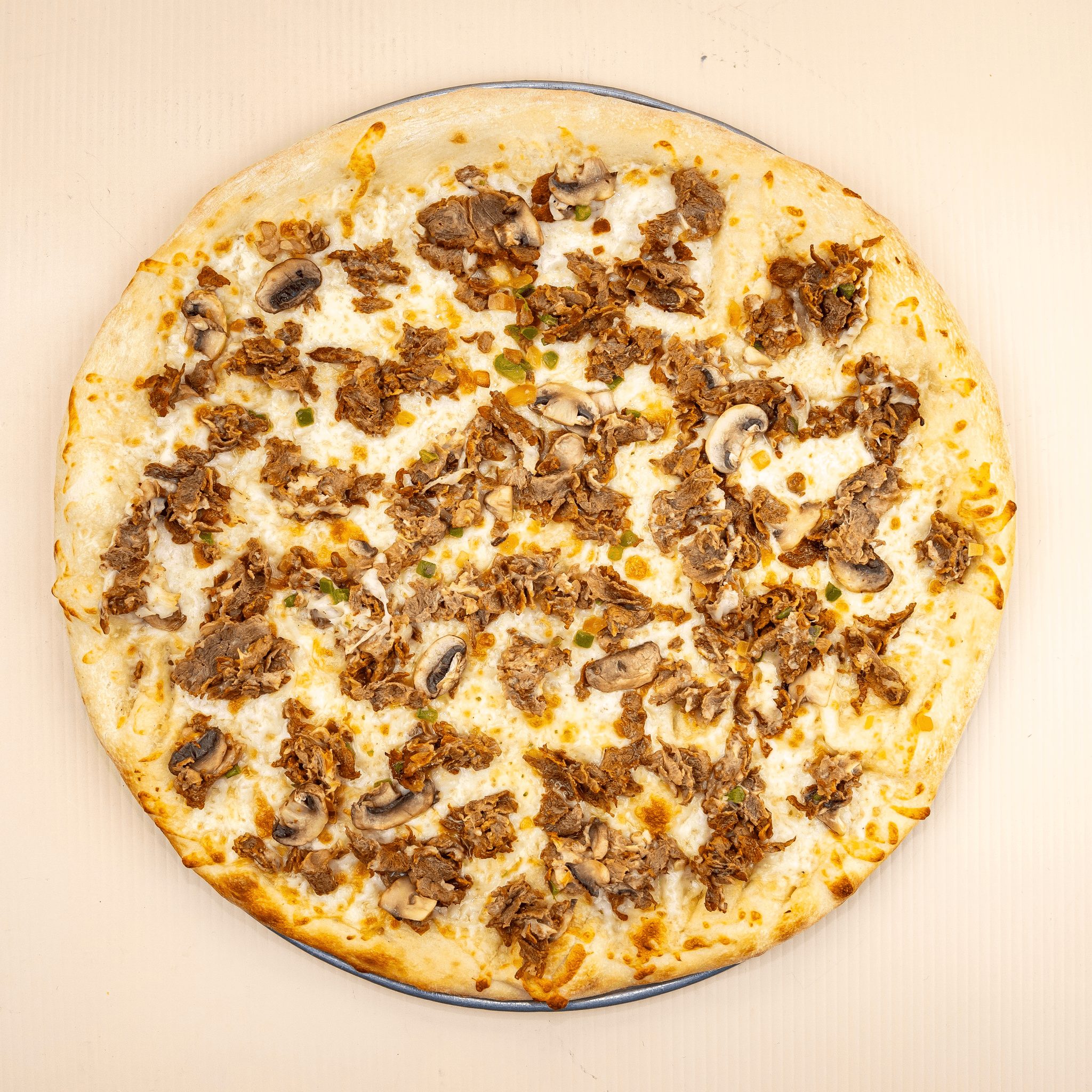 Philly Steak pizza.
