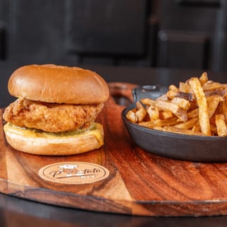 Parmesan Garlic Chicken Burger