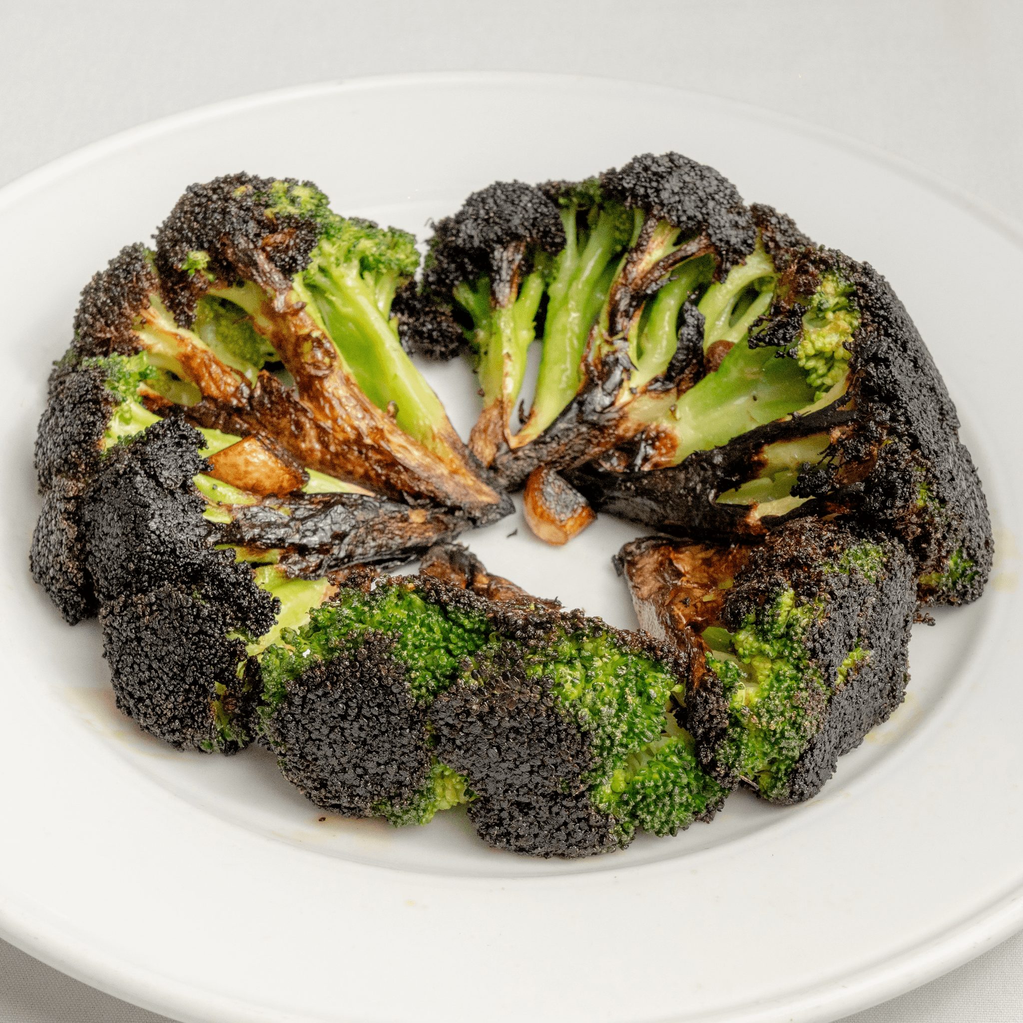 Burnt Broccoli.