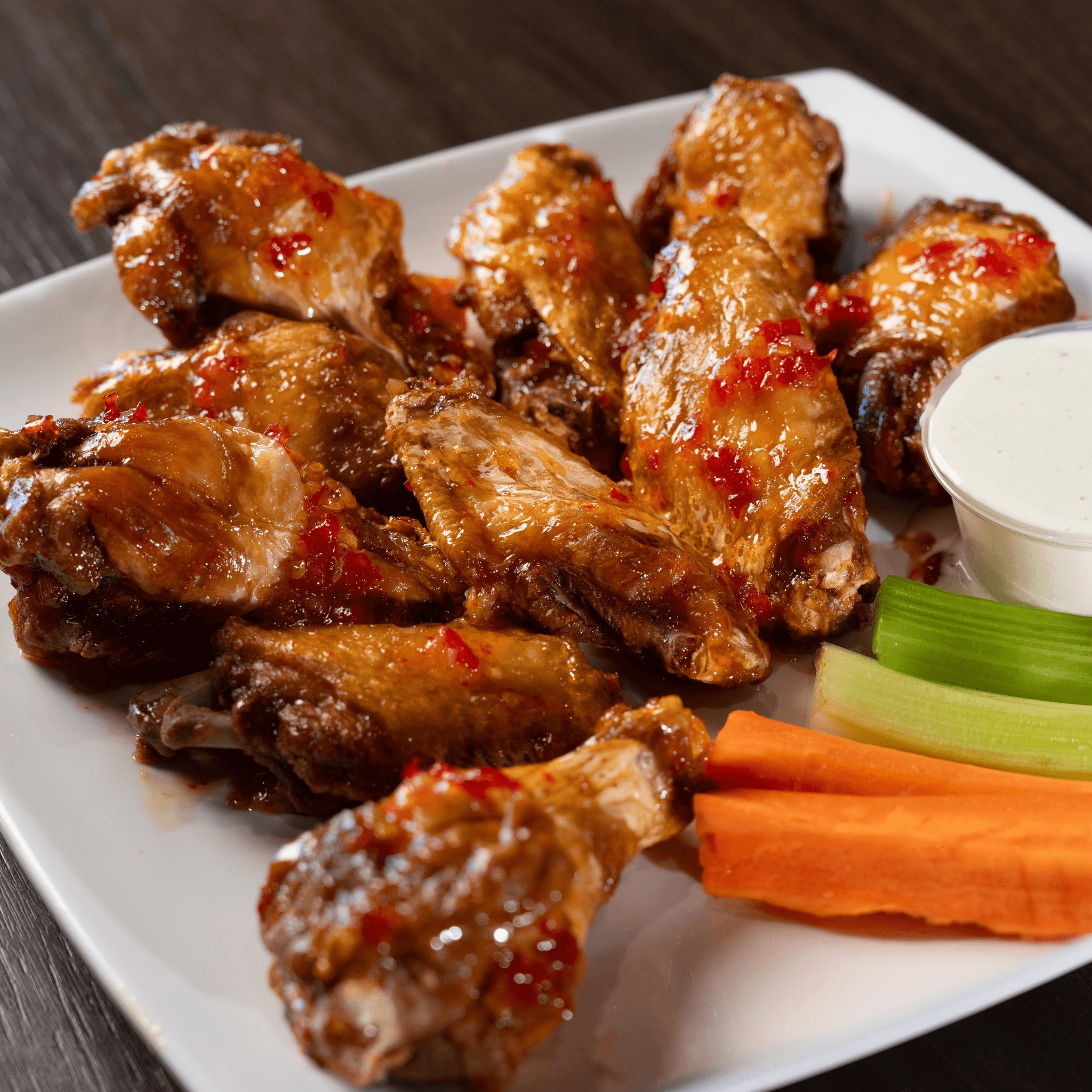 Grilled Bone-In Wings.
