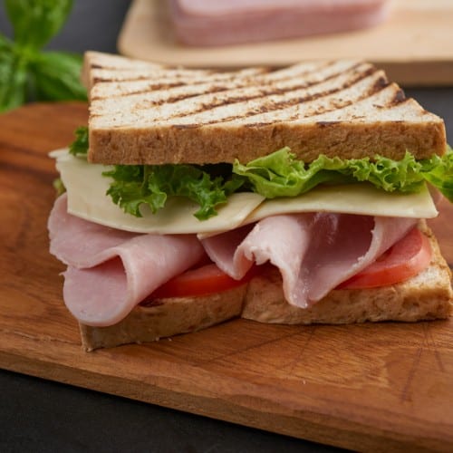 Baked Ham Sandwich.