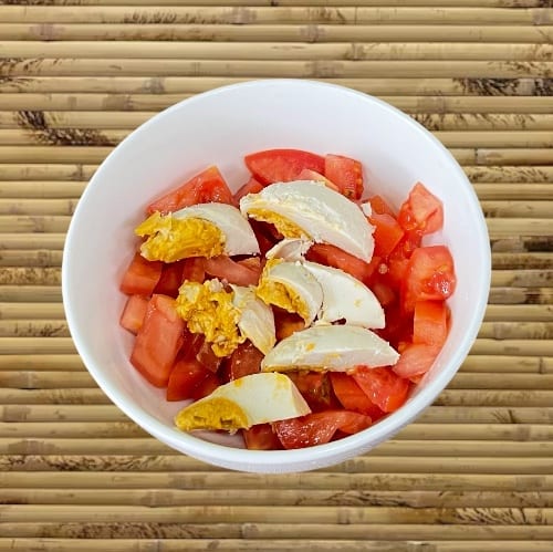 SALTED EGG and TOMATOE.