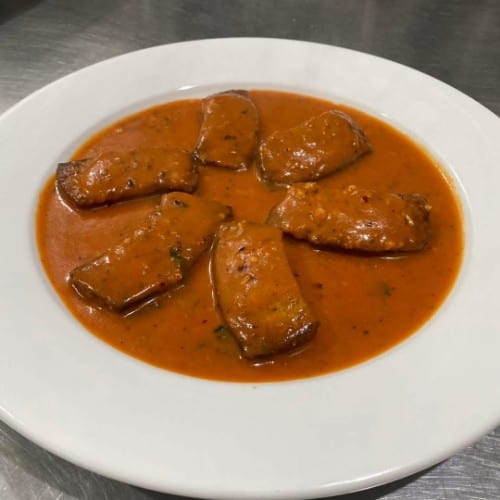 Sliced Italian Sausage.