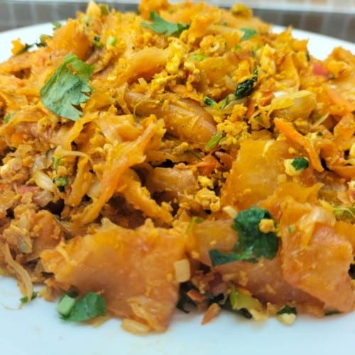 Egg Kothu Parotta.