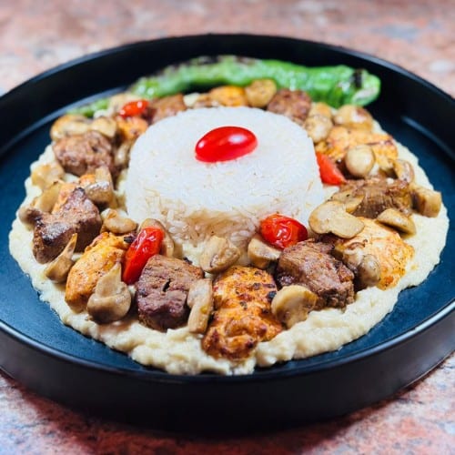 Sultan's Delight Combo Platter.