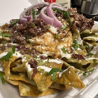 Loaded chilaquiles
