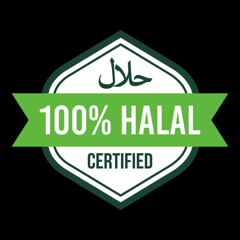 100% Halal Certified
