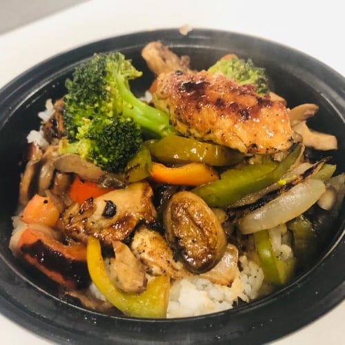 Chicken Stir-Fry Rice Bowl.