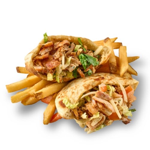 Pork Souvlaki Pita Pocket.