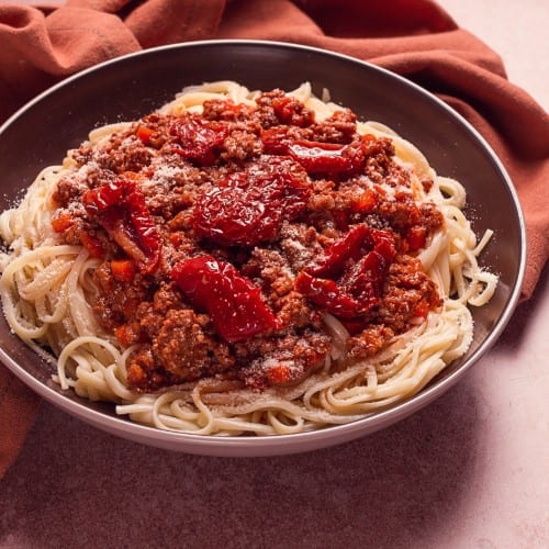 Bolognese Sauce Pasta.
