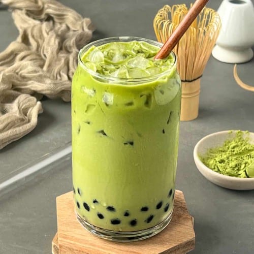 Matcha Milk Tea.