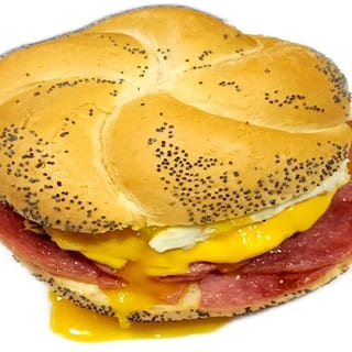 Taylor Ham and 2 Eggs on a Round Roll