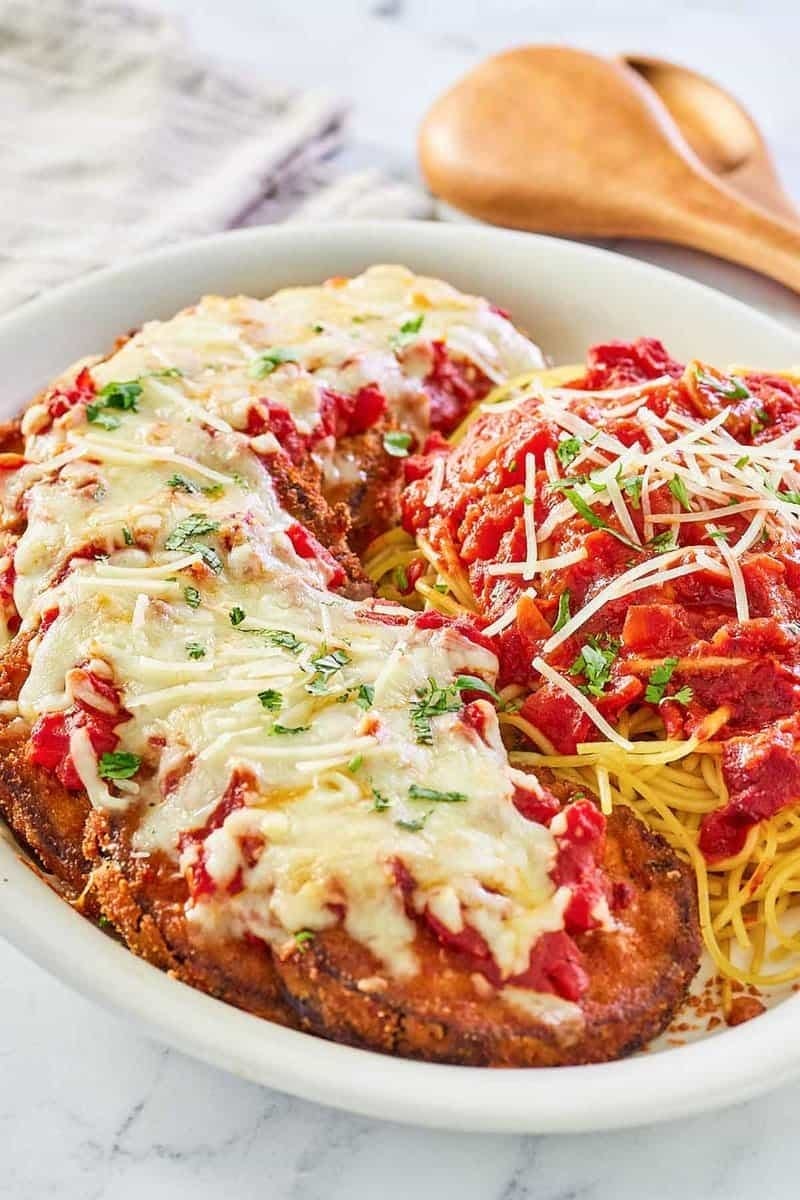 Eggplant Parmigiana.