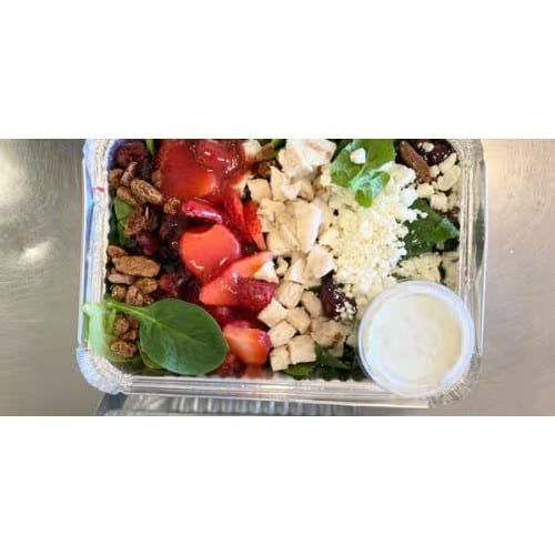 Strawberry Spinach Salad.