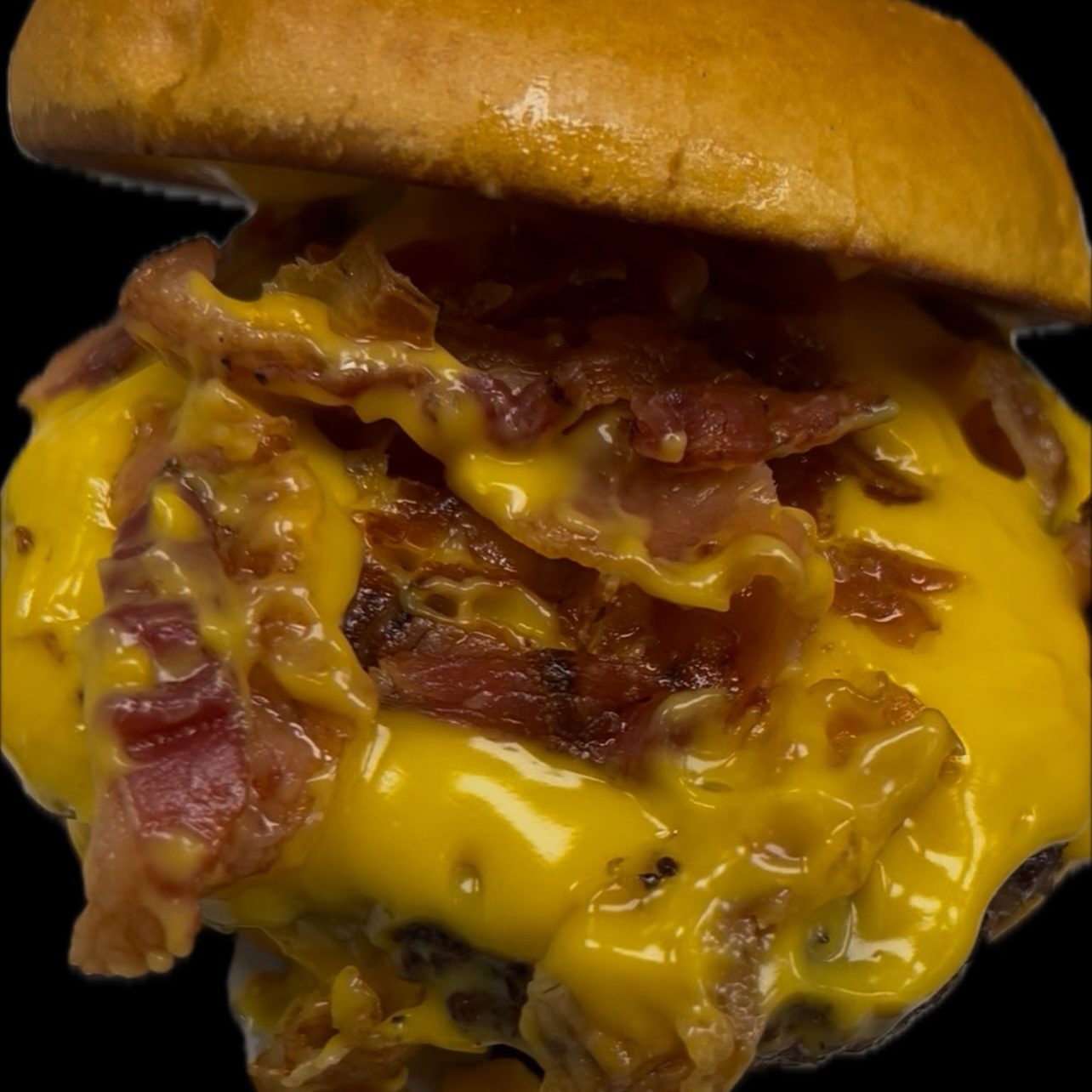 Bacon Queso Burger.