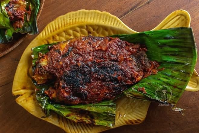 Meen Pollichathu (Fish in Banana Leaf)🌶️.