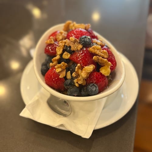 Greek Yogurt (Fage) Honey & Walnuts.