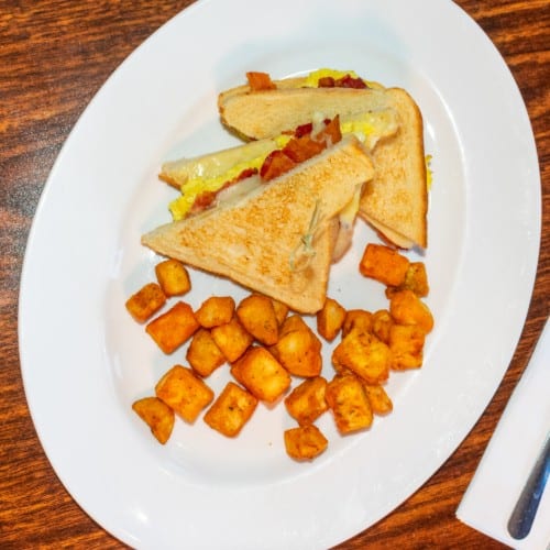 Bacon Egg & Cheese Sandwich.