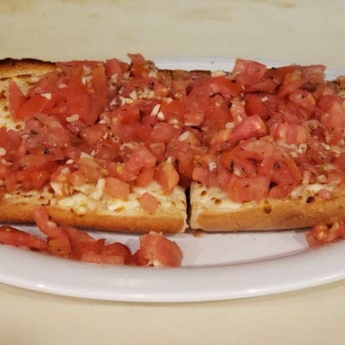 Toasted Bruschetta.