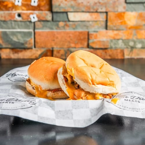 X2 Varby's Jr Sandwhiches.