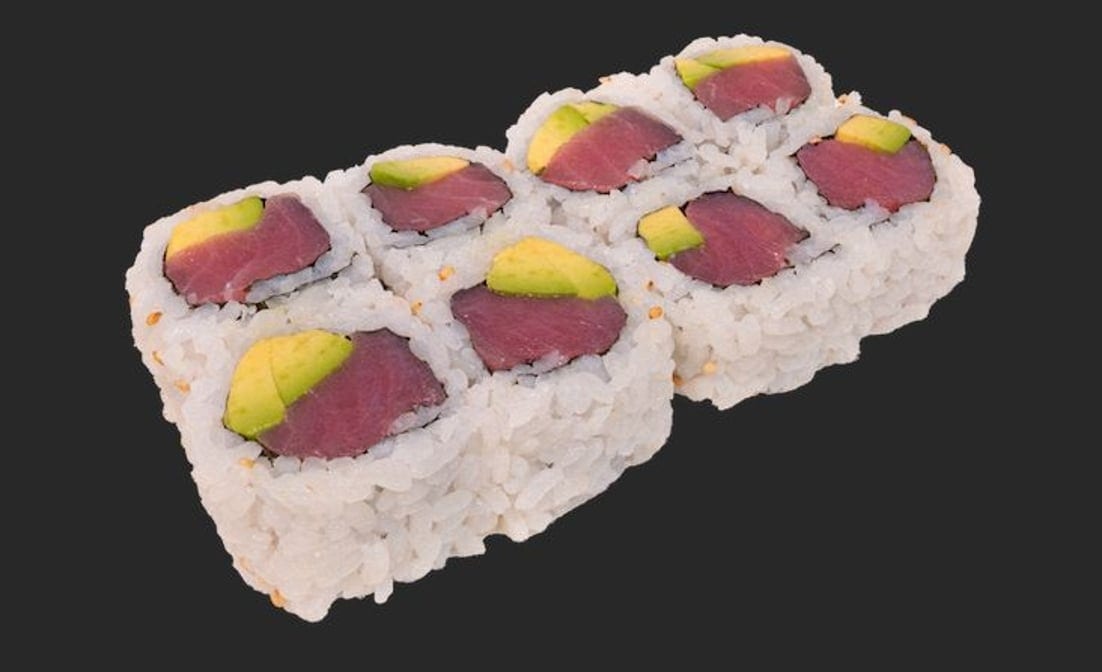 R13 Tuna Avocado Roll/ Raw Fish.