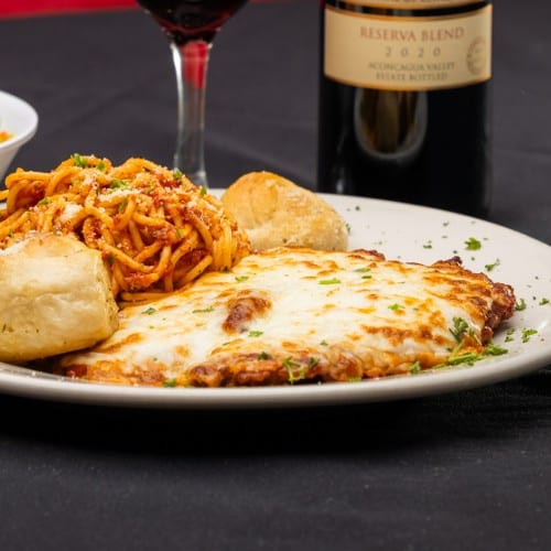 Chicken Parmigiana.