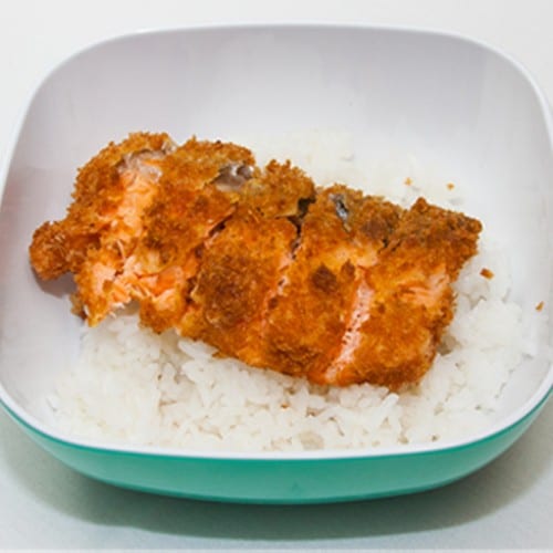 Kids Salmon Katsu.