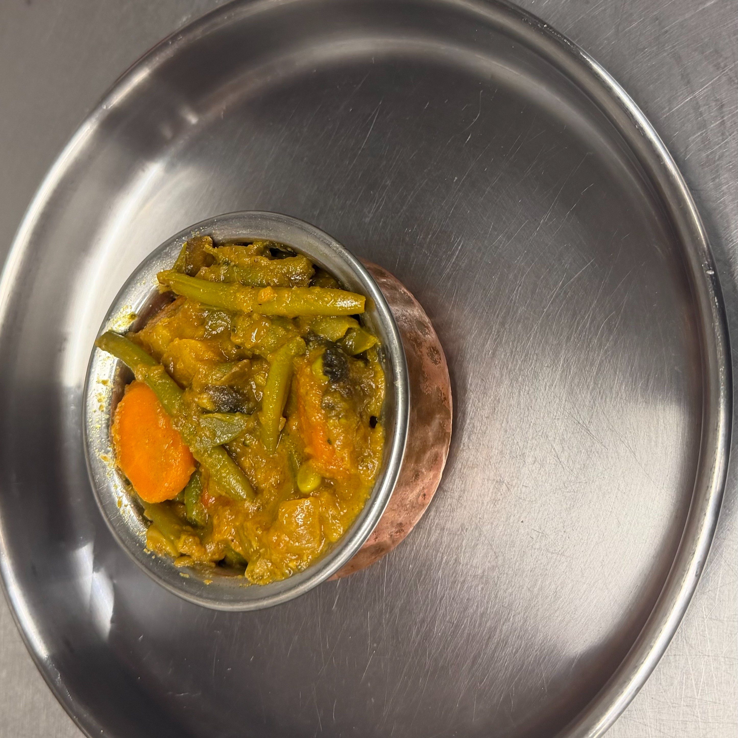 Side of Curried Vegetables.