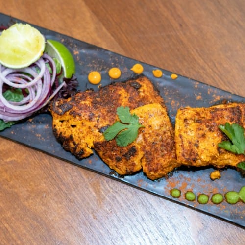 Tandoori Salmon.