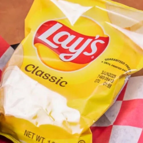 Bag of Lays Potato Chips.
