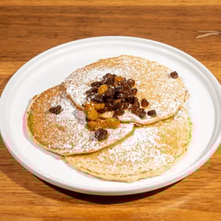 Orange Rum Raisin Pancakes