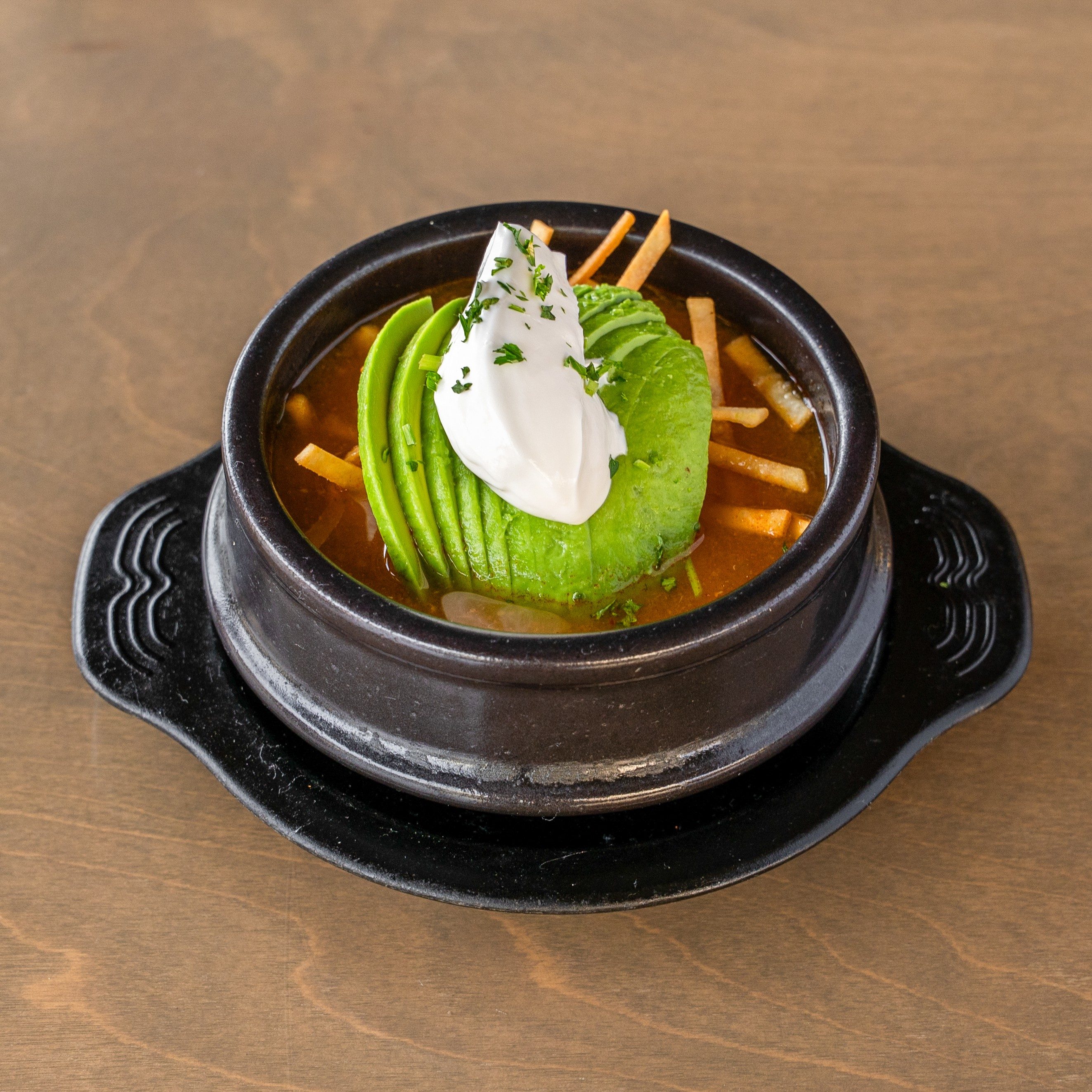 Spicy Chicken Tortilla Soup.