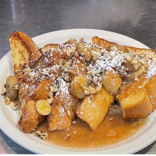 Bananas Foster French Toast.
