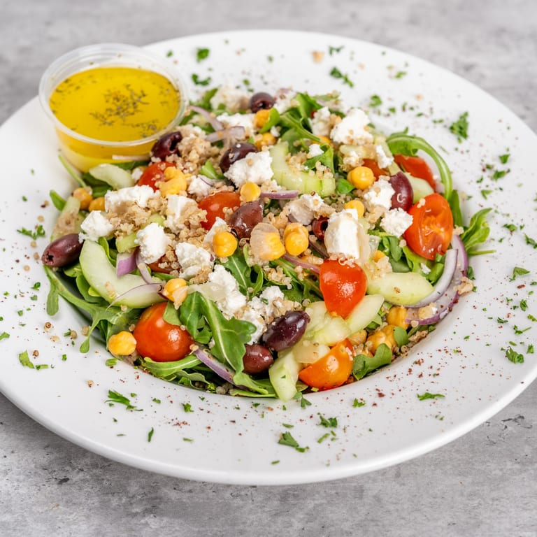 Pizza Arugula Quinoa  Savor the Timeless Flavors