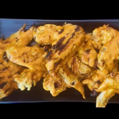 Wings 50  Pieces (Hot, Mild, Spicy Wing Sauce, Garlic Spicy, bbq).