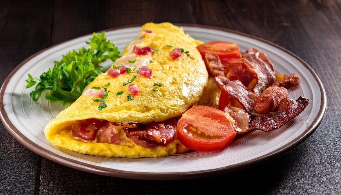 Mediterranean Omelette.